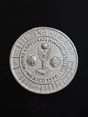 Mexico 1970 World Cup Brasil  Silver Mexican Medal🇲🇽👌🔥🔥 • $245
