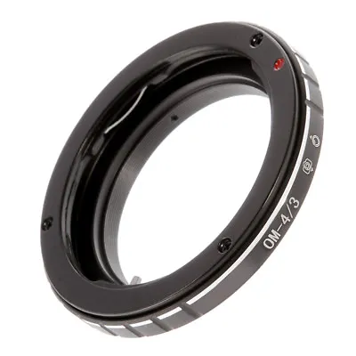 Olympus OM Lens Transfer To 4/3 Camera Mount Adapter Four Thirds E-620 E600 E450 • $14.47