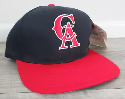 California Angels Vtg Sports Specialties Plain Logo Snapback Hat MLB Adjustable • $149.99