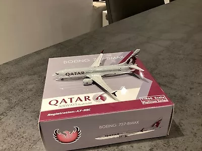 Phoenix 1:400 Qatar Airways Boeing 737-8MAX A7-BSC • £39