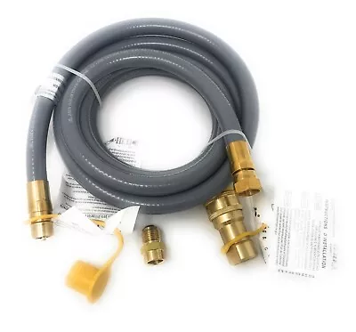 1/2  QDD+NG Gas Hose 12' Long Quick Disconnect Low Pressure Natural And Propane  • $39.99