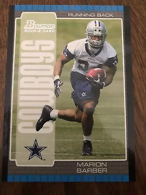 2005 Bowman - #124 Marion Barber III (RC) Dallas Cowboys NM • $1.49