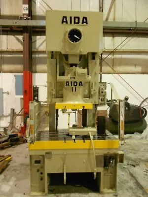 121 Ton Aida C-11(2) Metal Stamping Gap Frame Press For Sale Can Be Seen Under • $24500