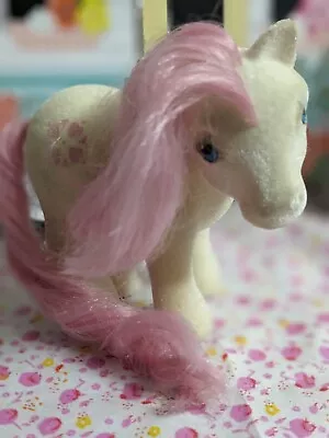 My Little Pony G1  So Soft Sundance MLP Vintage Yellow W/ Pink Hair Flocked • $18.88