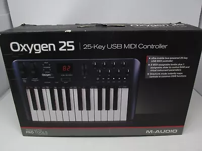 Oxygen 25 Key USB Midi Controller Logic Pro Tested Working Complete M-Audio • $79.99