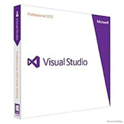Microsoft Visual Studio Test Professional 2012 With Microsoft 6LD-00171 • $887.53