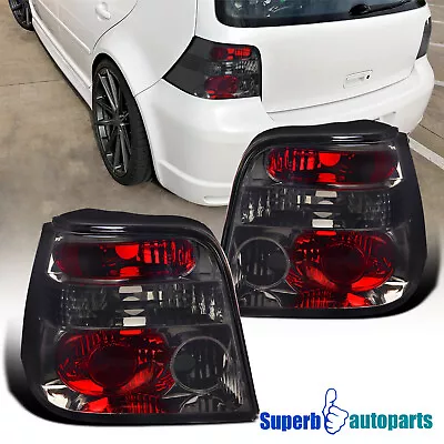 Fits 1999-2006 Volkswagen Golf GTI MK4 Tail Lights Brake Lamps Smoke Replacement • $87.98