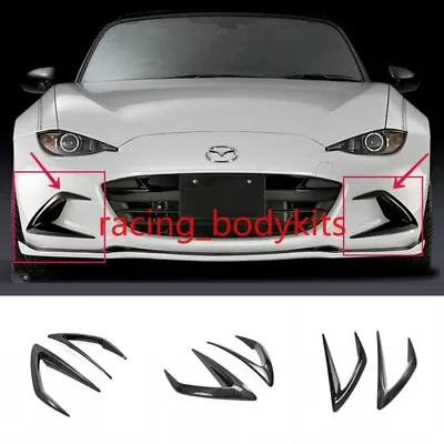 For Mazda MX5 ND Miata ND5RC Roadster Front Bumper Air Duct Cover Carbon Fiber • $301.76