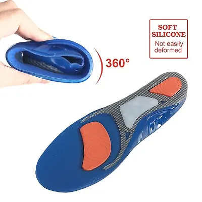 New Spacewalk Orthotic Unisex Formal & Sports Shoes Gel Insoles Shock Absorbing  • £19.99