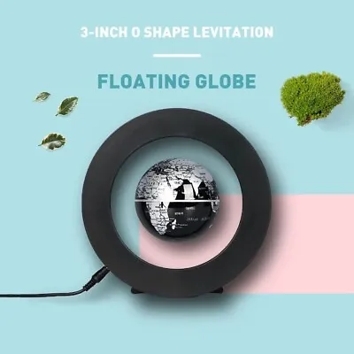 £31.79 • Buy Magnetic Levitation Floating Earth LED Light Decoration U8T6 Globe World Map New