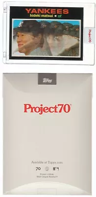 P70 Topps 2021 Project 70 Base #285 Hideki Matsui 1971 Action Bronson /1276 QTY • $39.99