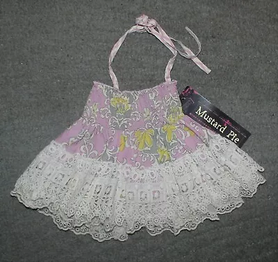 Mustard Pie Toddler Girls Pirouette Halter Skirt - Size 2T - NWT • $16.99
