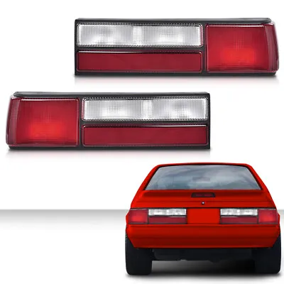Taillights Taillamps Rear Brake Lights Left/Right Fit For Mustang LX 87-93 Pair  • $74.86