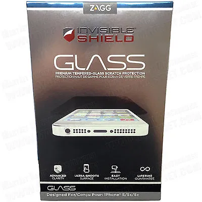 ZAGG Invisible Shield GLASS For The IPhone 5/5s/5c • $10