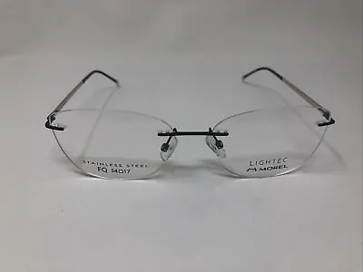 Lightec Morel France Eyeglasses Rimless 30098l Nd 05 Black Gold 54-17-145 3731 • $70.75