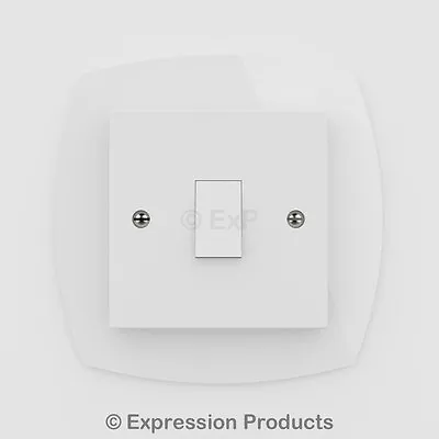 Single / Double Light Switch / Plug Socket Back Plate Finger Surround  • £3.79