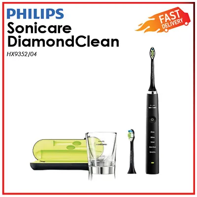 $195 • Buy PHILIPS Sonicare DiamondClean 9000 BLACK HX9352/04 Travel Electric Toothbrush
