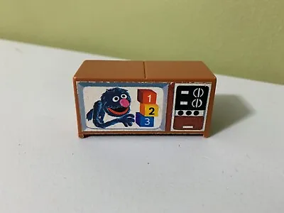 Vintage Fisher Price Little People Sesame Street 938 Grover Brown Tv 1974 2.25  • $14.95