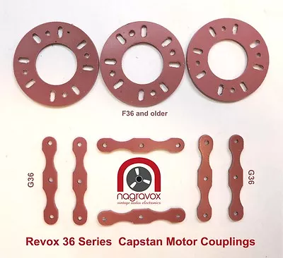 Revox F36 And G36 Capstan Motor Couplings - New Manufactured • $33.60