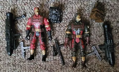 Gi Joe Vs Cobra CLAWS V1/2 ARAH NM 2002 Complete Elite Enemy Weapons Trooper Lot • $13.49