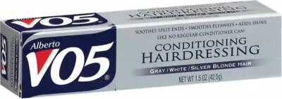 Alberto VO5 Conditioning Hairdressing Gray White Silver & Blonde Hair 1.5 Oz • $9.99