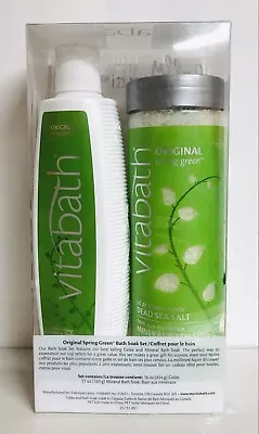 Vitabath~Original Spring Green Moisturizing Bath & Shower Gelee & Dead Sea Salt • $37.99