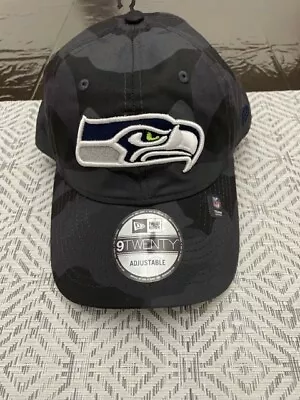Seattle Seahawks New Era 9Twenty Camo Adjustable Hat Cap • $20