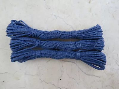 Meccano Hank Of Cord X 3 - Part No. 40. Blue V2. NON-Original Replacements • £5.95