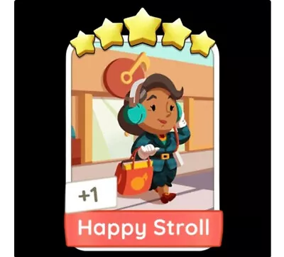 Happy Stroll ⭐ Monopoly Go 🎩 Fast Delivery ⚡ • $6.39