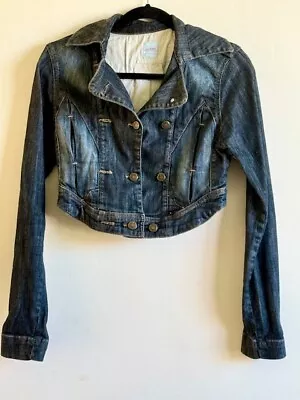 Sass & Bide Cropped Denim Jacket 8 • $19.50