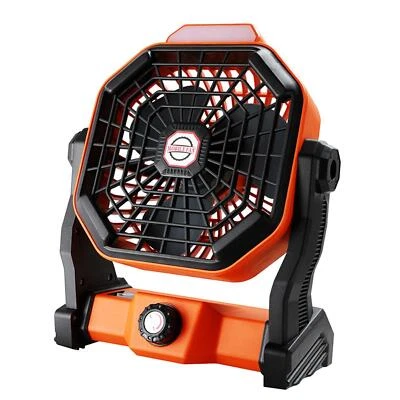 $61.93 • Buy Solar USB Fan With LED Light Car Home Outdoor Camping Desk Personal Fan