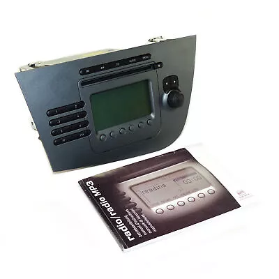 Seat Leon 1P Car Radio Stereo CD Player Radio 1P1035152 With User Manual • $126.36