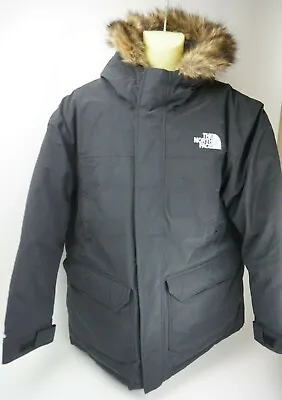 The North Face McMurdo Goose Down Parka Jacket Black W/ Faux Fur Hood Size XXL • $180