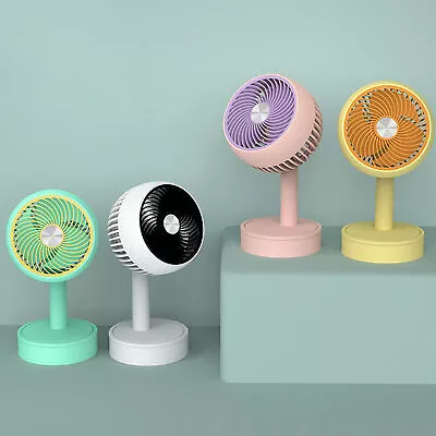 Personal Fan Comfortable Strong Wind Electric Solid Color Cooling Fan Mini  • $16