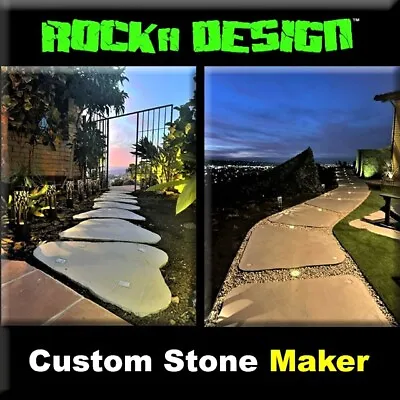 Stepping Stone DIY Walk Maker Mold Concrete Stones Garden Paths Walkways Patios • $17.98