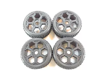 NEW: 4x HPI Racing Vorza Flux TREDZ Causeway 1/8 Buggy Tires On 17mm Hex Wheels • $44.99