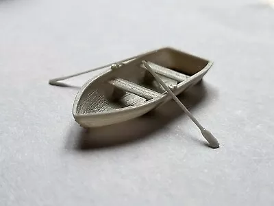 £5.48 • Buy Model Railway Small Row Boat Or Motor Long Boat 1.76 OO Gauge X5 Pack