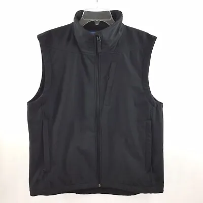 Iceburg Vest Mens Large Black Softshell Full Zip • $22.39