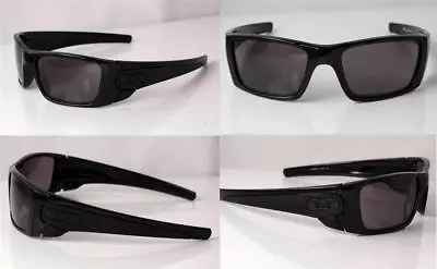 Oakley Mens Sunglasses Fuel Cell Polished Black Frame Warm Grey Lenses New Last • $139.99