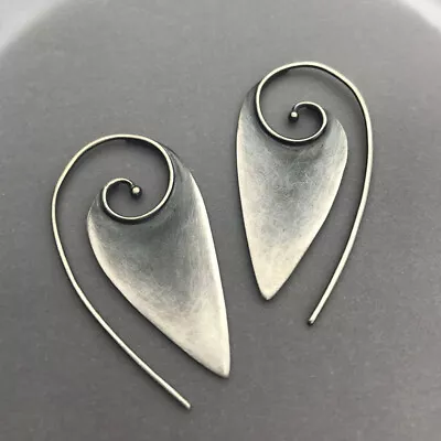 Vintage 925 Silver Ear Hook Earrings Women Wedding Drop Dangle Jewelry Gift • $2.50