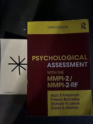 Psychological Assessment With The MMPI-2/MMPI-2-RF • $75