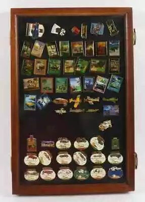 Lot Of 57 Automobile Racing & Airplane Pins W/Display Case 18 X 12 ~VG CONDITION • $89.99