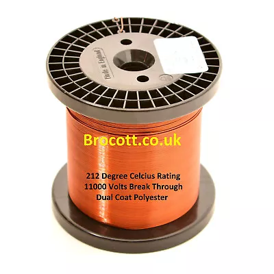 20AWG ENAMELLED COPPER WINDING WIRE MAGNET WIRE COIL WIRE 1KG Spool 20 GAUGE • $28.64