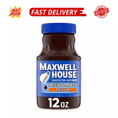 Maxwell House The Original Medium Roast Instant Coffee 12 Oz Jar • $14.89