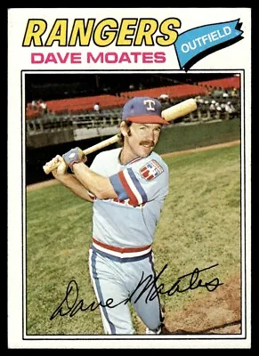 1977 Topps Dave Moates Texas Rangers #588 • $2.40