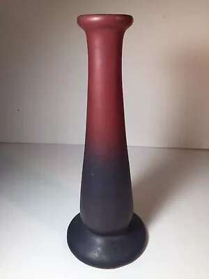 Early Vintage 9  Van Briggle Art Pottery Tulip Flower Vase Colorado Mauve Purple • $45