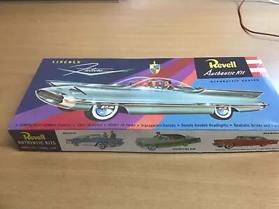 Revell Authentic Plastic Model Kit Lincoln Futura Boxed • £38