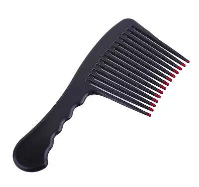 Dimples  Rake Teeth Professional  Jumbo Wide Tooth Hair Comb Black (H640) • £3.69