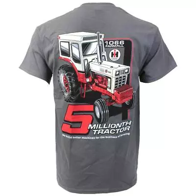 Adult IH Farmall 1066 5 Millionth Tractor Short Sleeve T-Shirt EXC-413 • $29.99