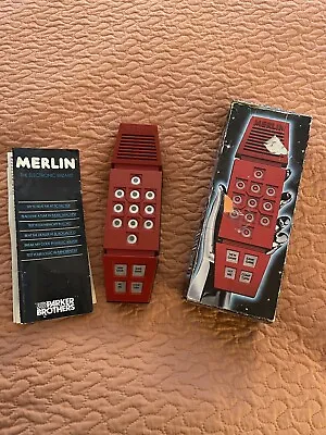 1978 Merlin Electronic Wizard Parker Brothers Vintage Hand Held Game NOT WORKING • $25